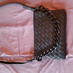 Vince Camuto Leather Crossbody with Chain